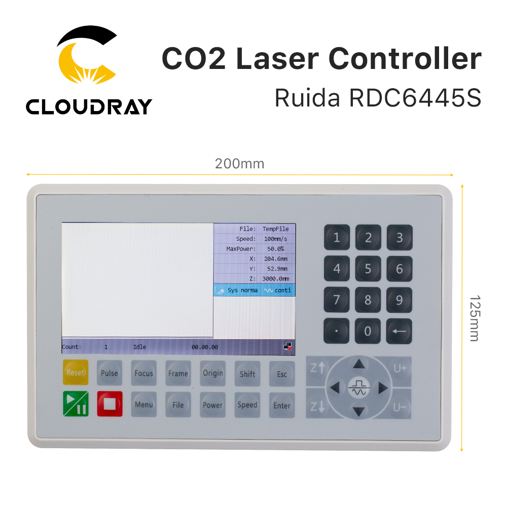 Ruida RDC6445 RDC6445G RDC6445 - đánh giá và giá Industrial Laser Cutter