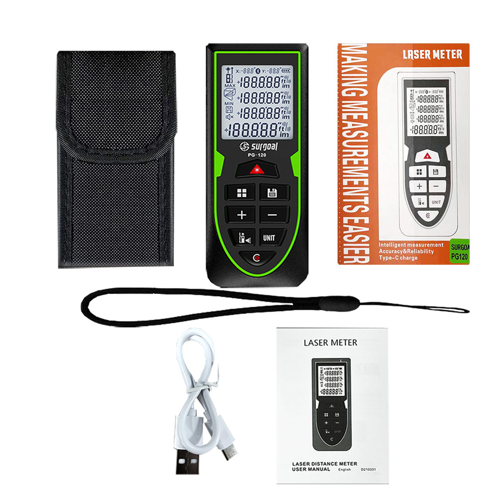 Green Laser Distance Meter 120 - đánh giá và giá Industrial Laser Rangefinder