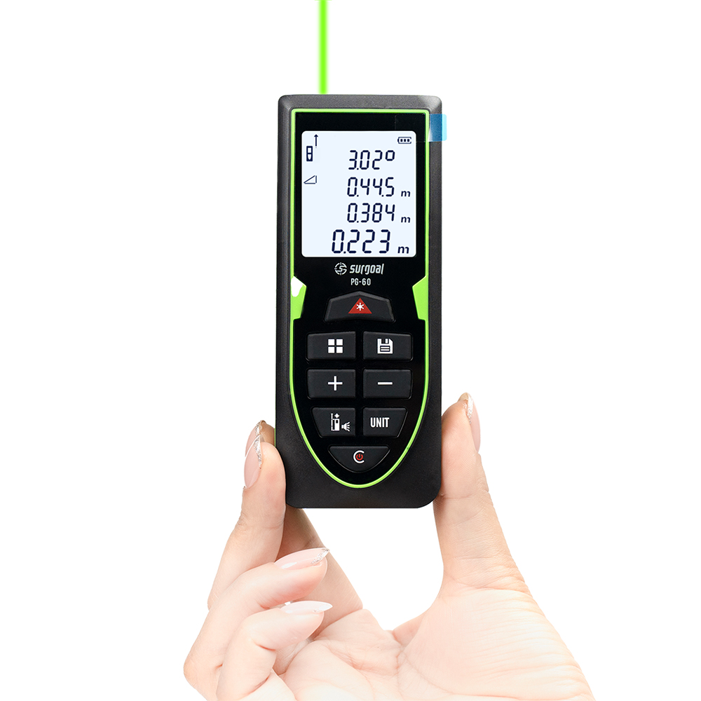 Green Laser Distance Meter 120 - đánh giá và giá Industrial Laser Rangefinder