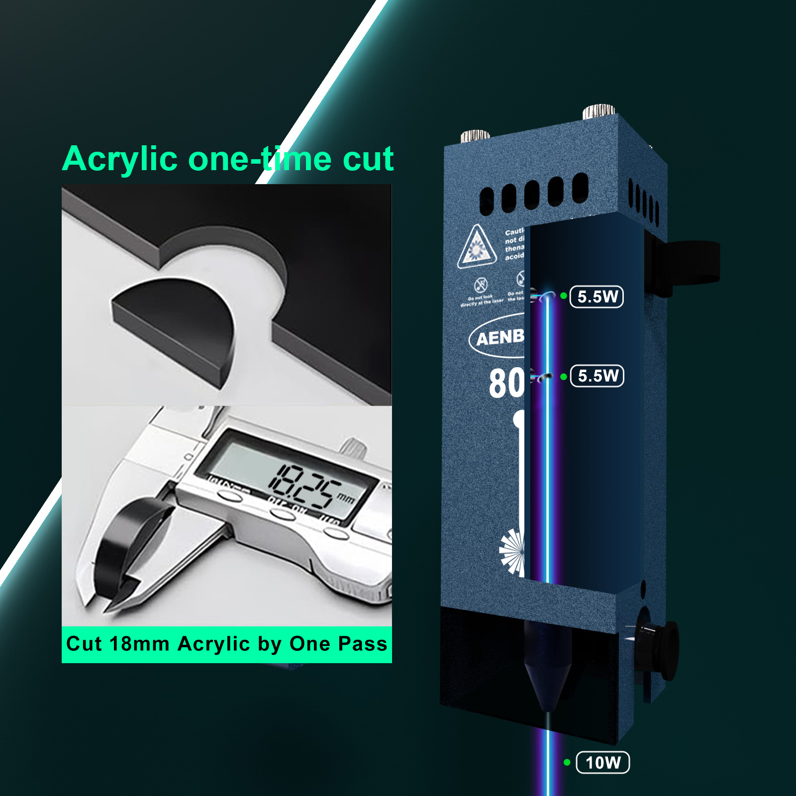 AENBUSLM 80W Laser Engraving H - đánh giá và giá Industrial Laser Cutter