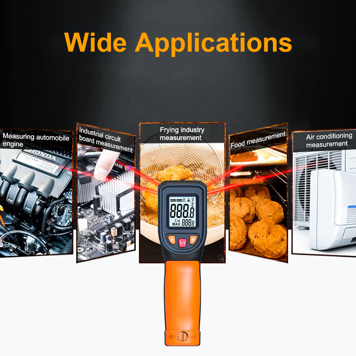 Digital Infrared Thermometer S - đánh giá và giá Industrial Laser Temperature Sensor