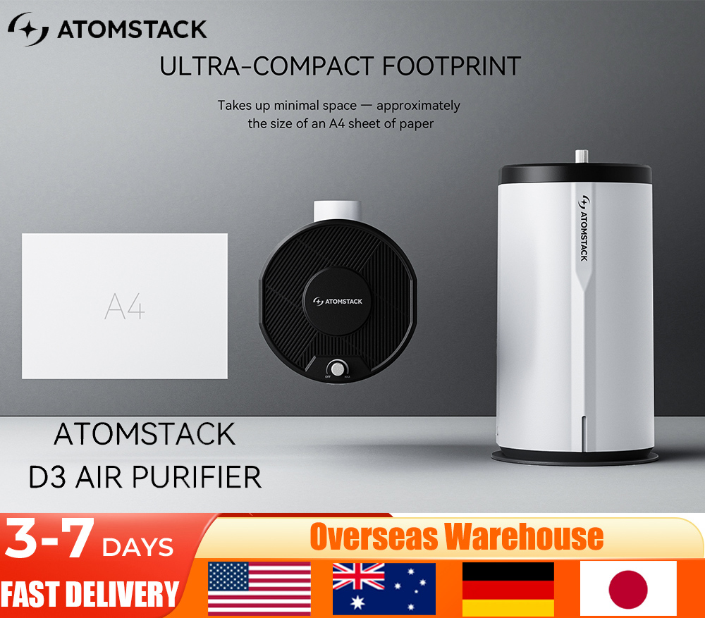ATOMSTACK D3 Laser Engraver Ai - đánh giá và giá Fume Extractor Laser