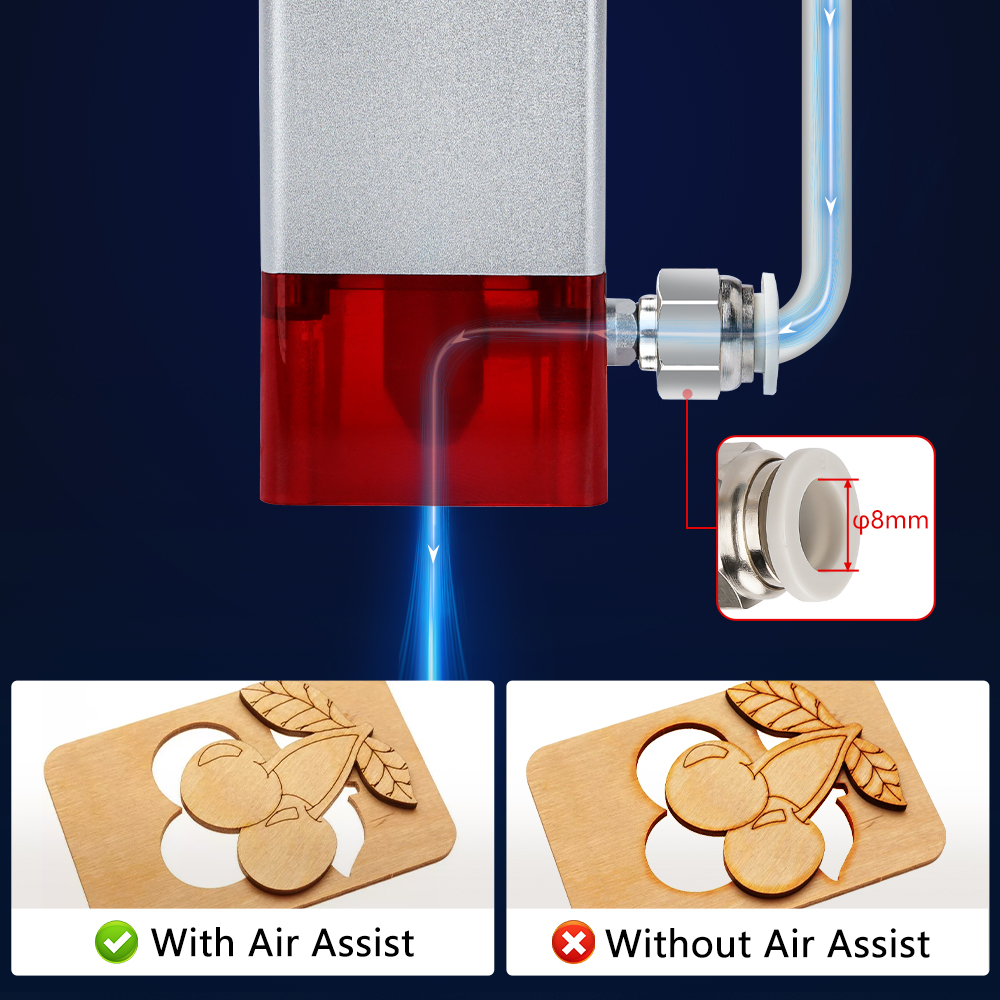 10W Laser Module with Air Assi - đánh giá và giá Industrial Laser Pointer 24V