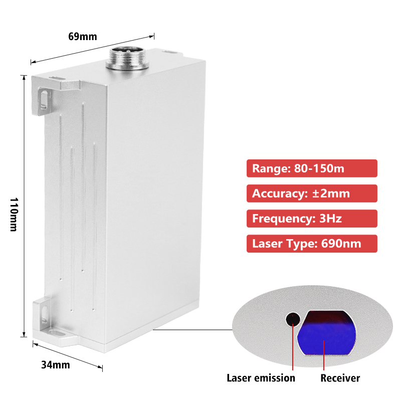 IP67 Waterproof 20Hz Laser Dis - đánh giá và giá Industrial Laser Measurement
