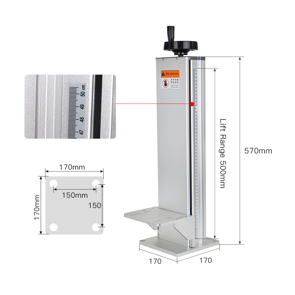 WaveTopSign 500mm Z-Axis Lifti - đánh giá và giá Co2 Laser Engraving Machine