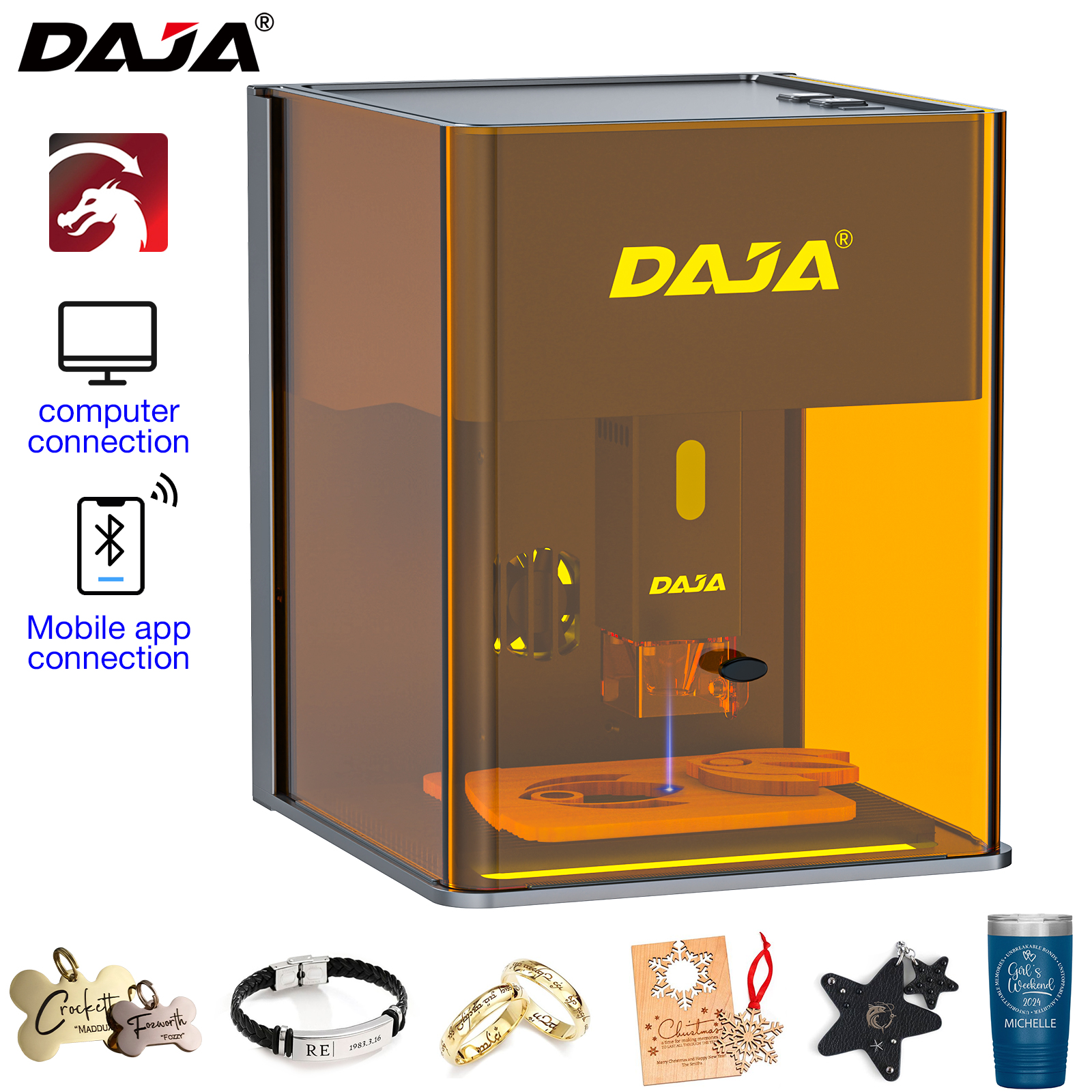 DAJA DJ6 Pro Mini Laser Engrav - đánh giá và giá Industrial Laser Cutter