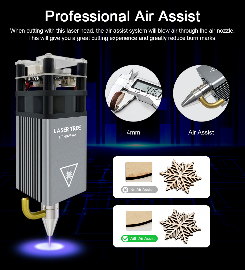 LASER TREE Laser Module 4W 5W  - đánh giá và giá Industrial Laser Pointer 24V