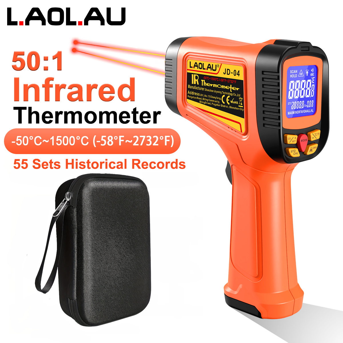 Industrial Infrared Thermomete - đánh giá và giá Industrial Laser Temperature Sensor