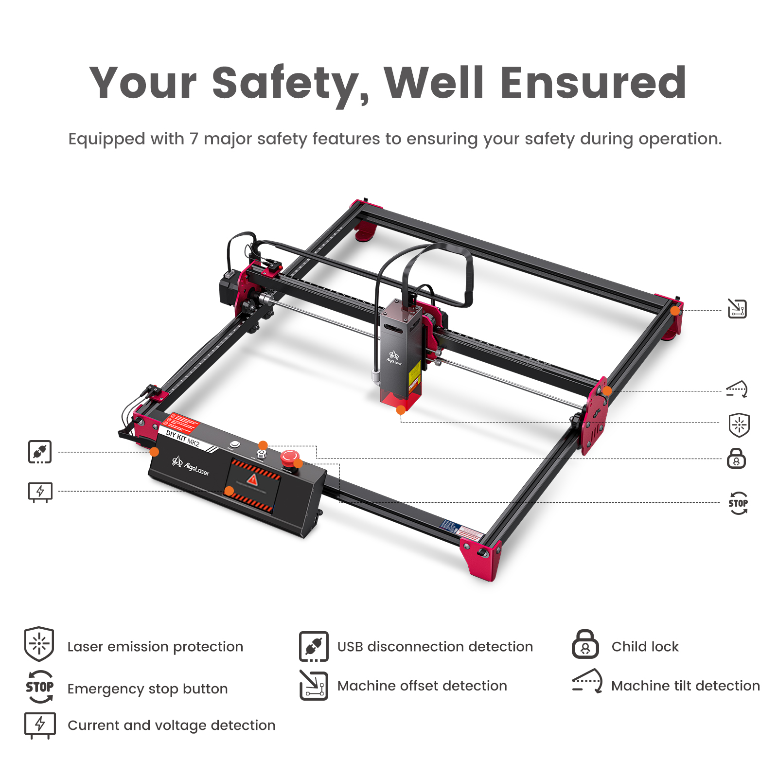AlgoLaser Laser Engraving Mach - đánh giá và giá Industrial Laser Cutter