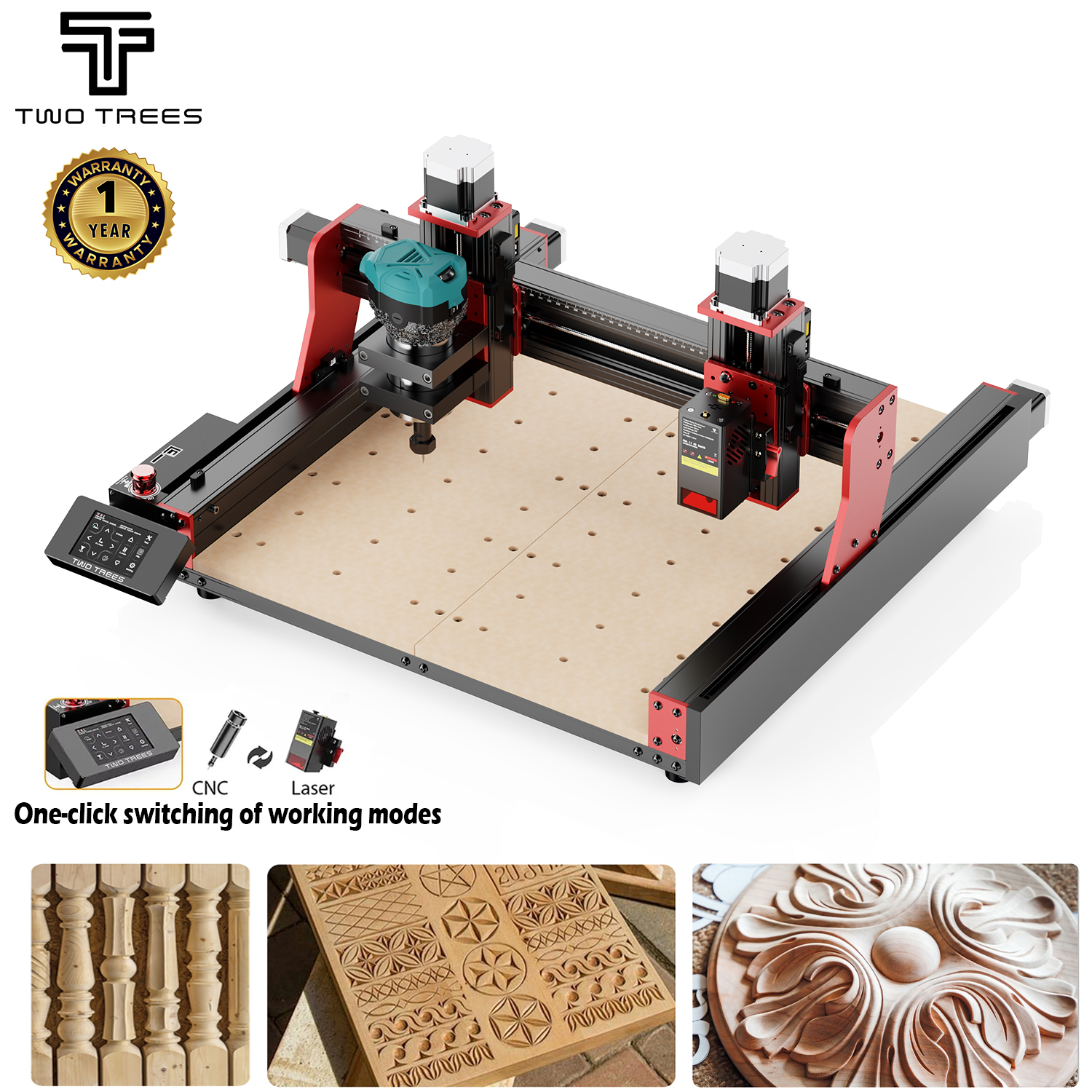 TWOTREES TTC450 Pro CNC Machin - đánh giá và giá Industrial Laser Etching Machine