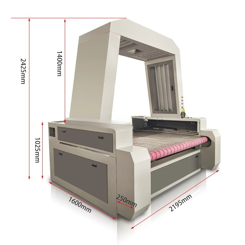 1610 CCD Camera Laser Cutting  - đánh giá và giá Industrial Laser Fabric Cutter