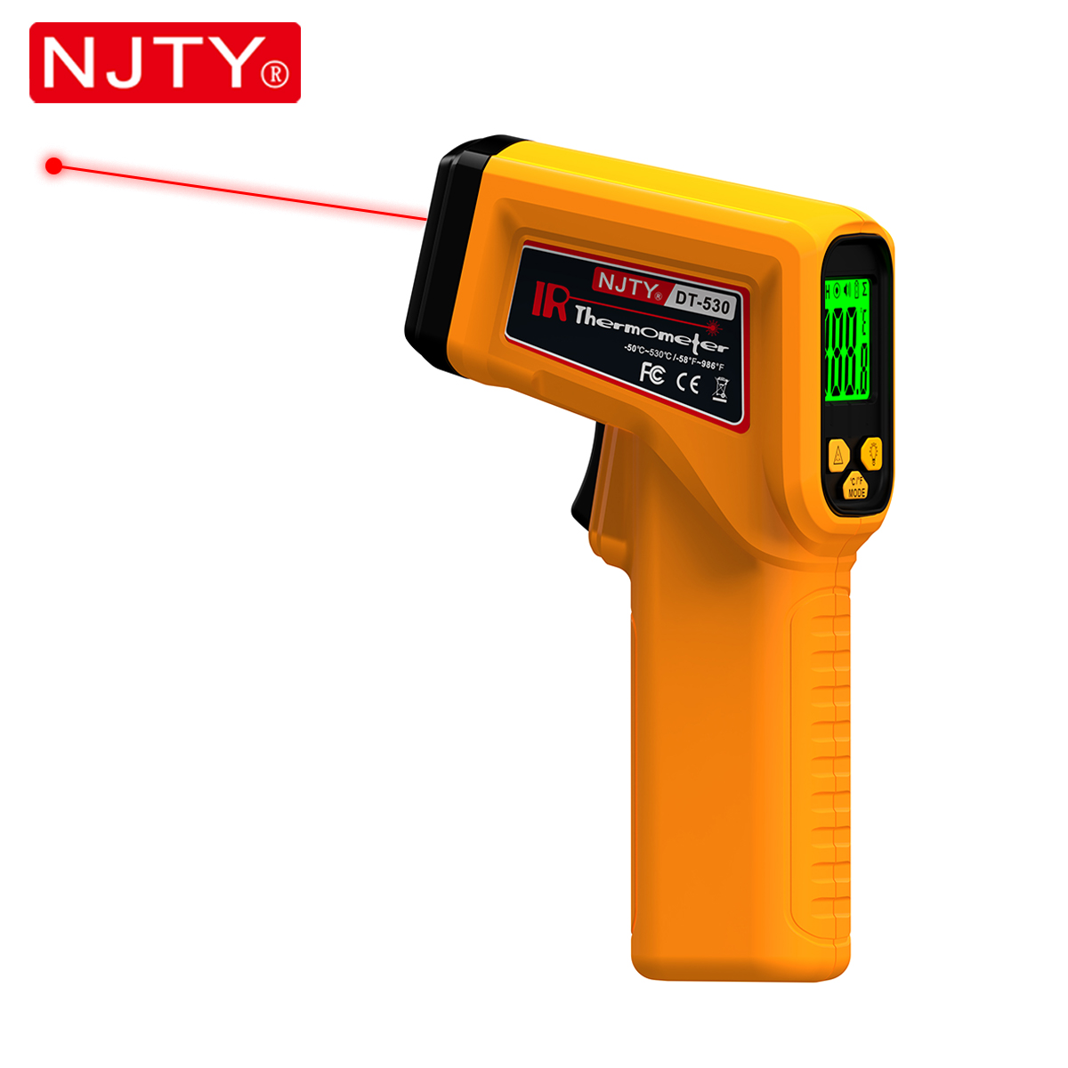 NJTY Infrared Thermometer Lase - đánh giá và giá Industrial Laser Temperature Sensor