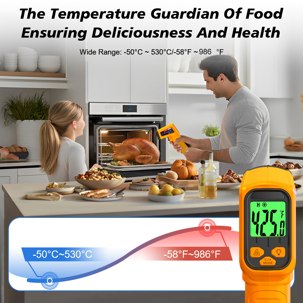 NJTY Infrared Thermometer Lase - đánh giá và giá Industrial Laser Temperature Sensor