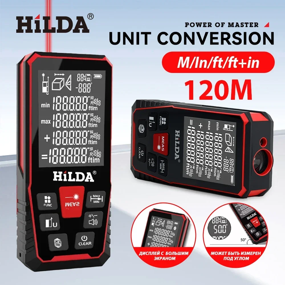 HILDA Laser Distance 50M/100M/ - đánh giá và giá Industrial Laser Rangefinder