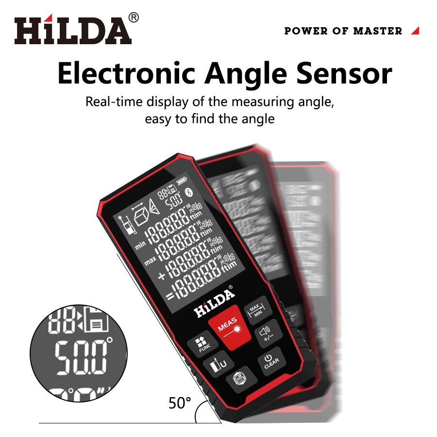 HILDA Laser Distance 50M/100M/ - đánh giá và giá Industrial Laser Rangefinder