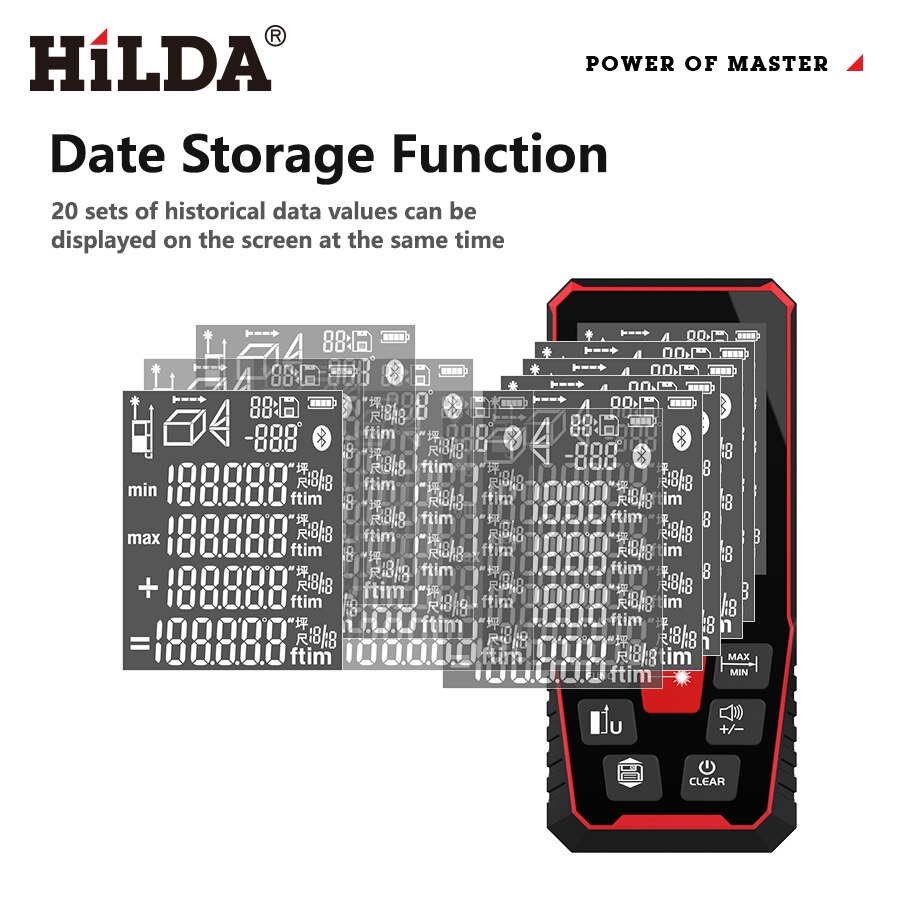 HILDA Laser Distance 50M/100M/ - đánh giá và giá Industrial Laser Rangefinder