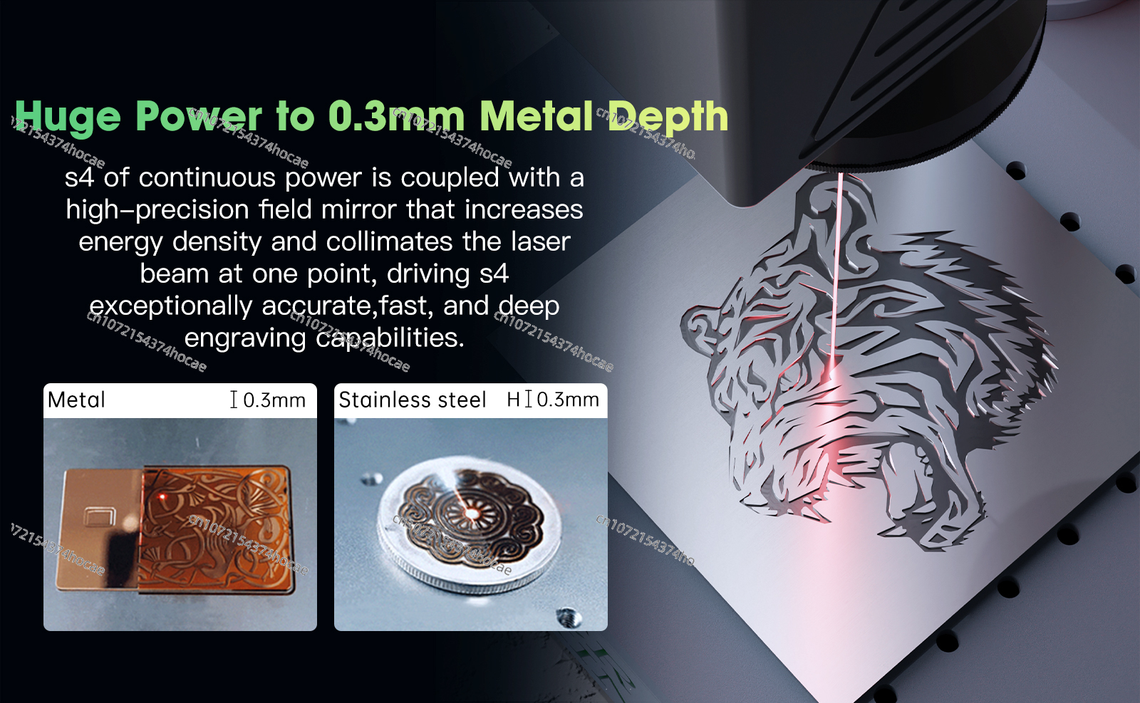 S4 20w portable fiber laser en - đánh giá và giá Industrial Laser Engraver