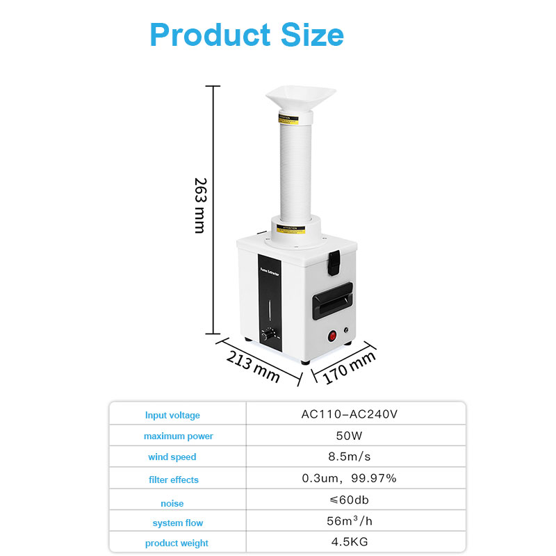 Laser Smoke Purifier Fume Extr - đánh giá và giá Fume Extractor Laser