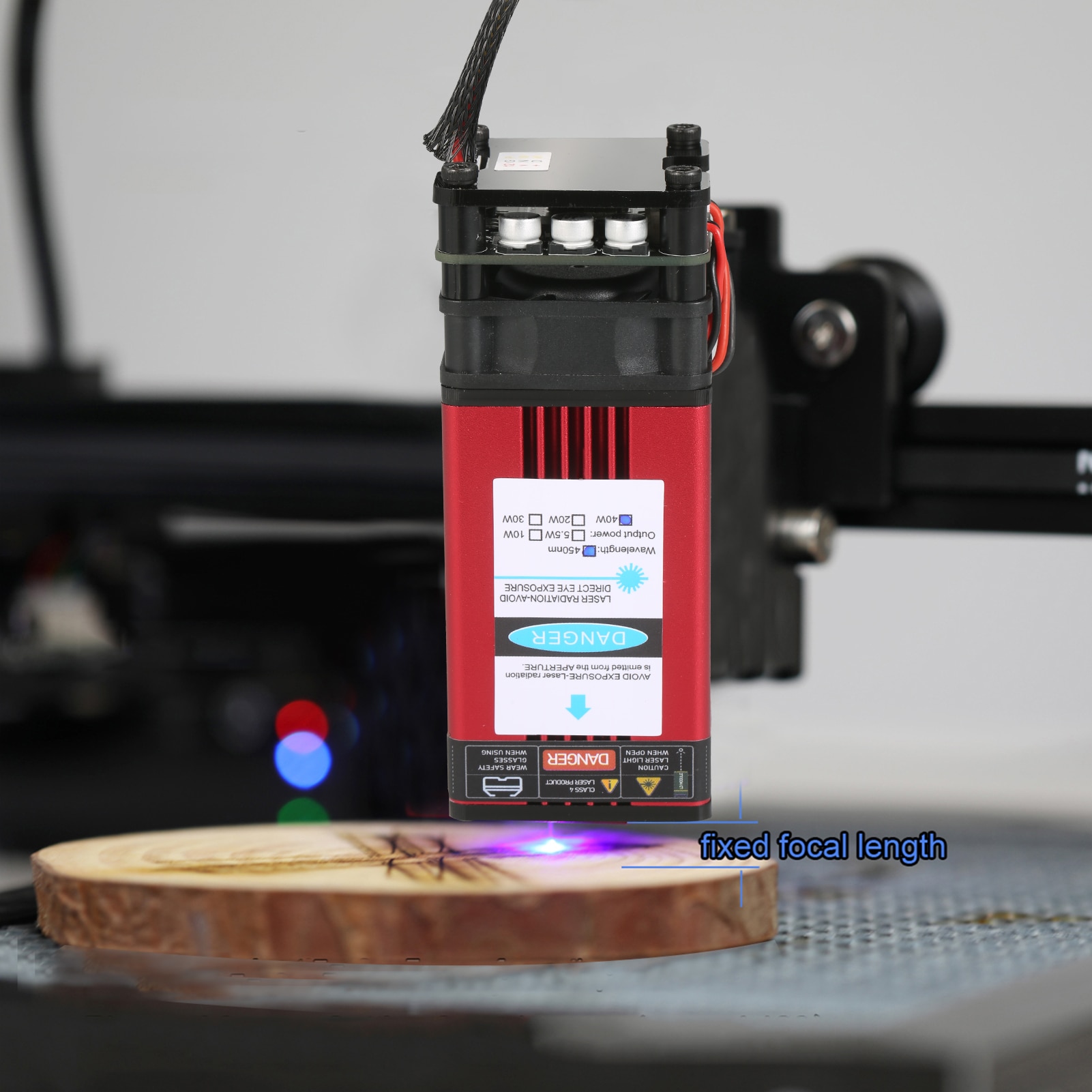 80/40/30/20/10/5.5W 450nm Lase - đánh giá và giá Industrial Laser Pointer 24V