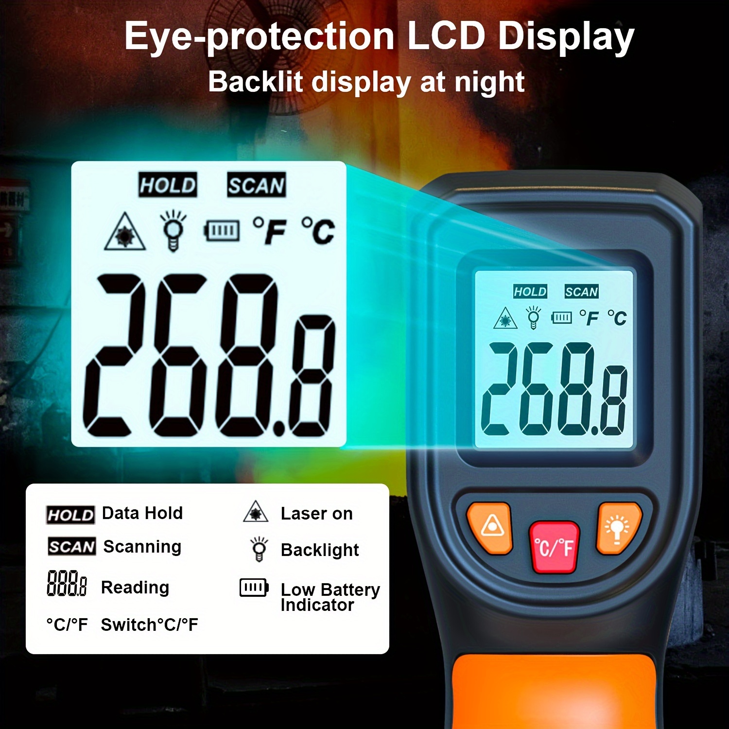 NJTY T600T600A Laser Temperatu - đánh giá và giá Industrial Laser Temperature Sensor