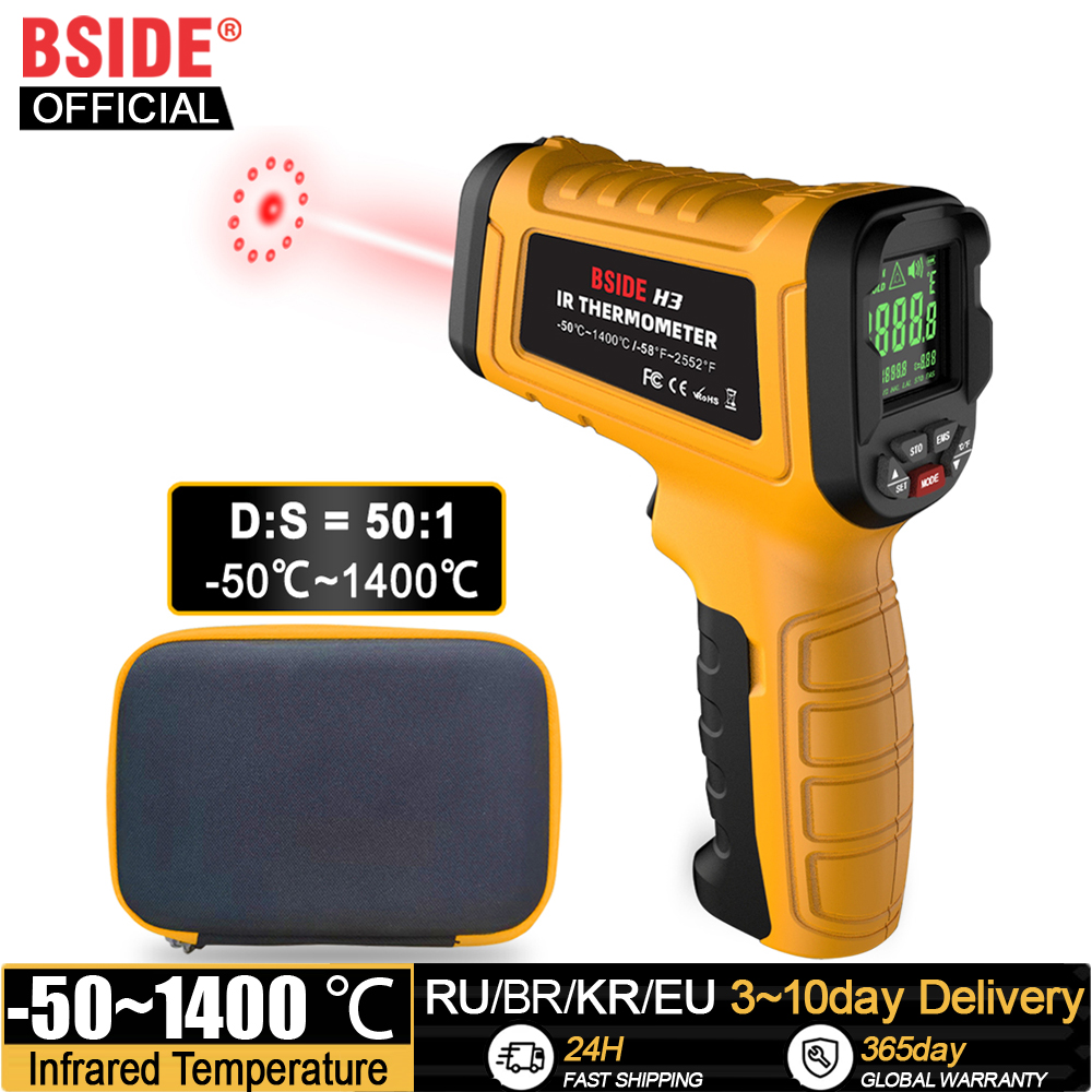 BSIDE -50~1400C Infrared Therm - đánh giá và giá Industrial Laser Temperature Sensor