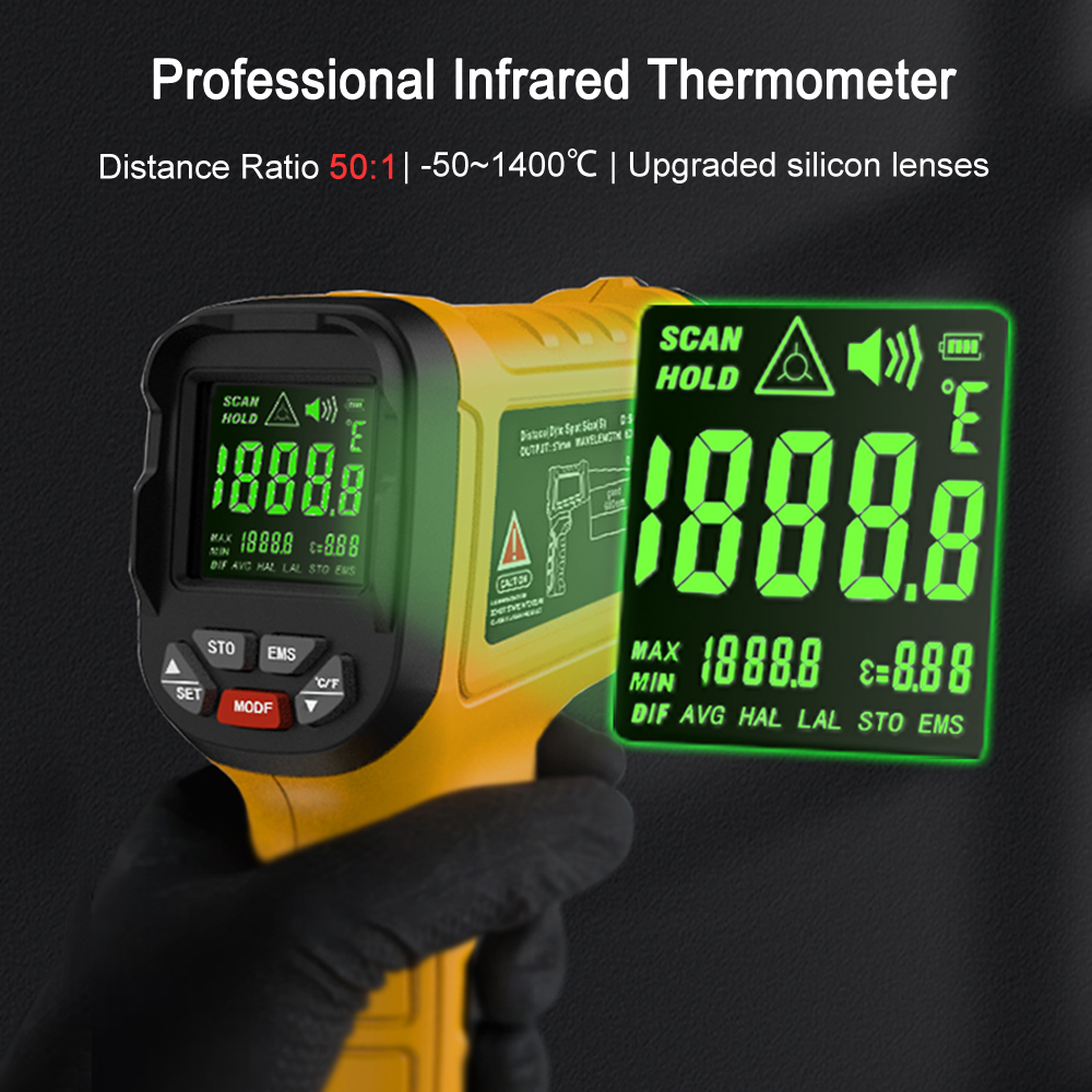 BSIDE -50~1400C Infrared Therm - đánh giá và giá Industrial Laser Temperature Sensor