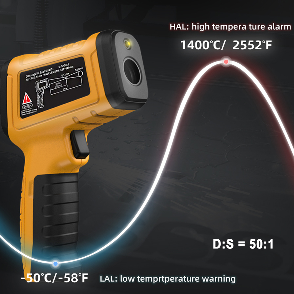 BSIDE -50~1400C Infrared Therm - đánh giá và giá Industrial Laser Temperature Sensor