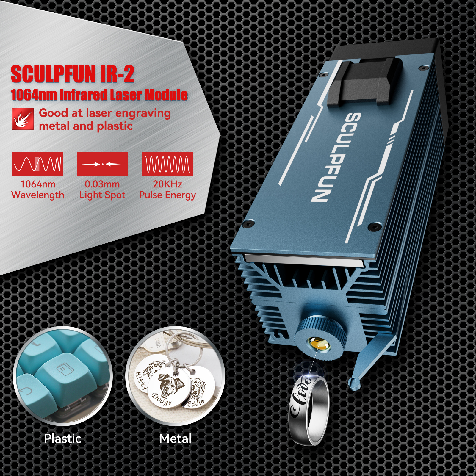 SCULPFUN 1064nm 2W Infrared La - đánh giá và giá Industrial Laser Engraver