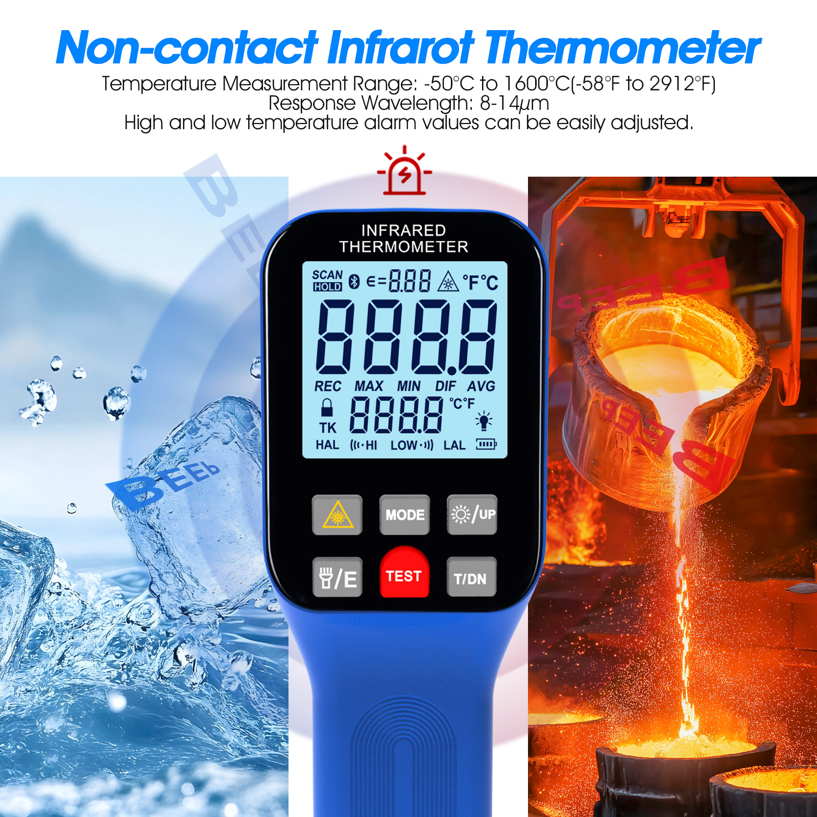 Industrial Thermometer Gun -50 - đánh giá và giá Industrial Laser Types