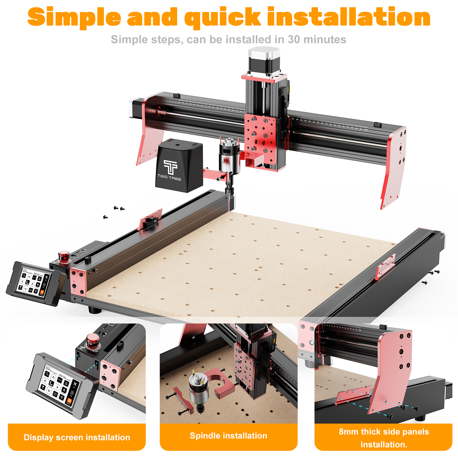 TTWOTREES TTC450 Pro CNC Machi - đánh giá và giá Industrial Laser Etching Machine