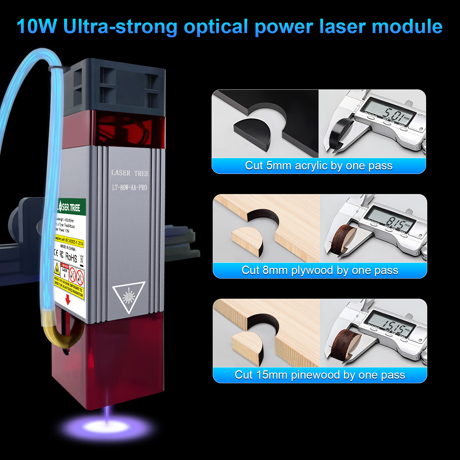 LASER TREE Laser Module 10W 20 - đánh giá và giá Industrial Laser Pointer 24V