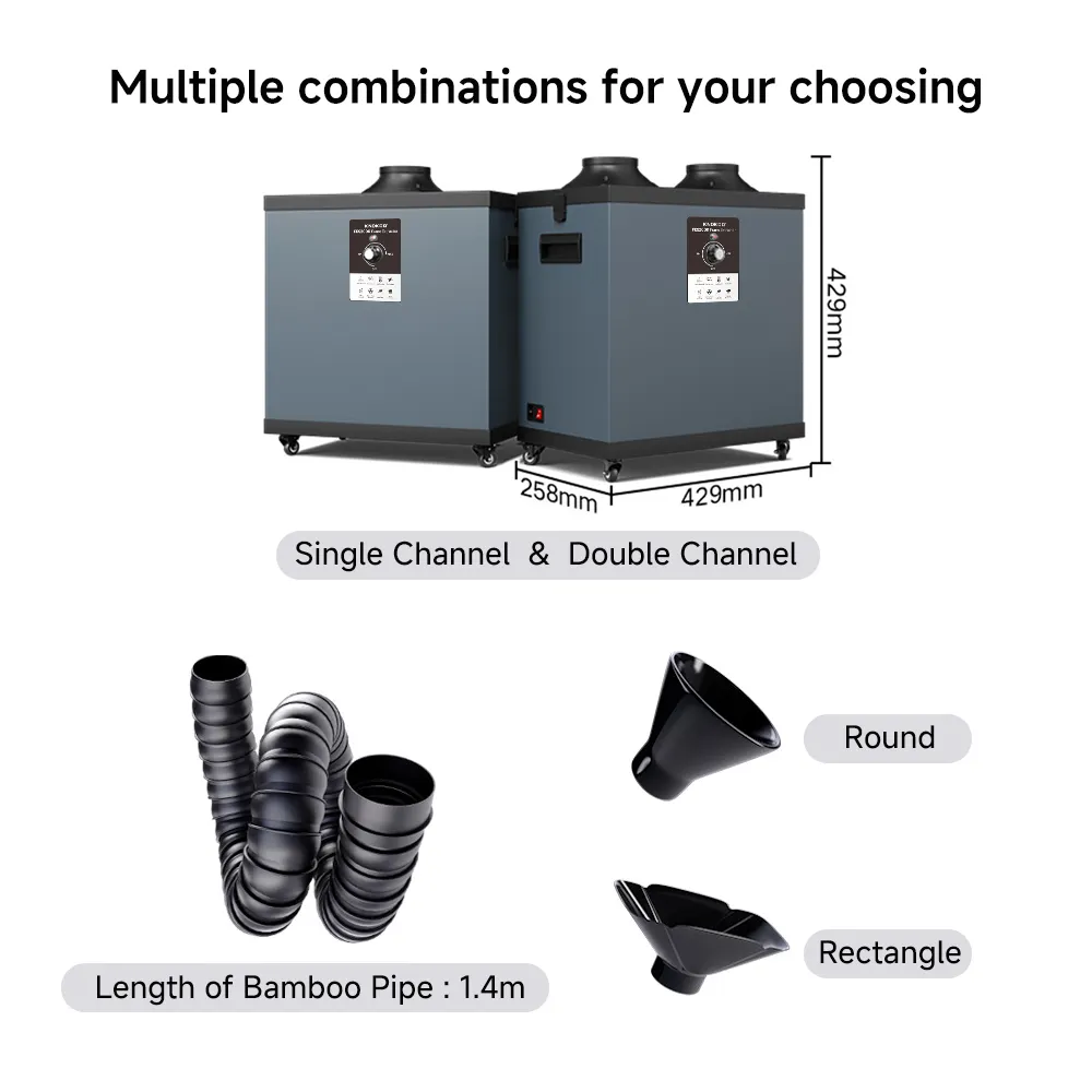 KNOKOO 200W Industrial Dust Fi - đánh giá và giá Fume Extractor Laser