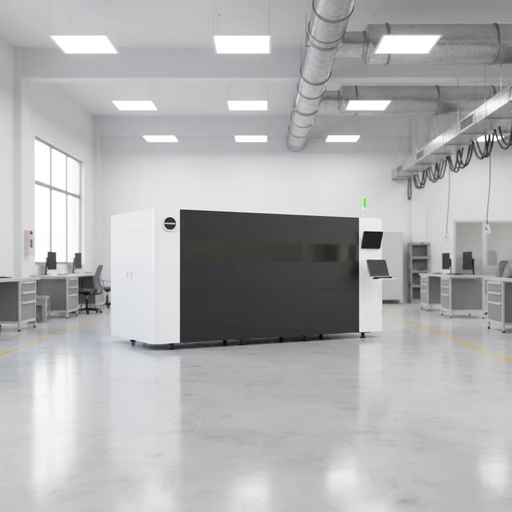 3000W CNC Full Cover Single-pl - đánh giá và giá Industrial Laser Metal Cutting Machine