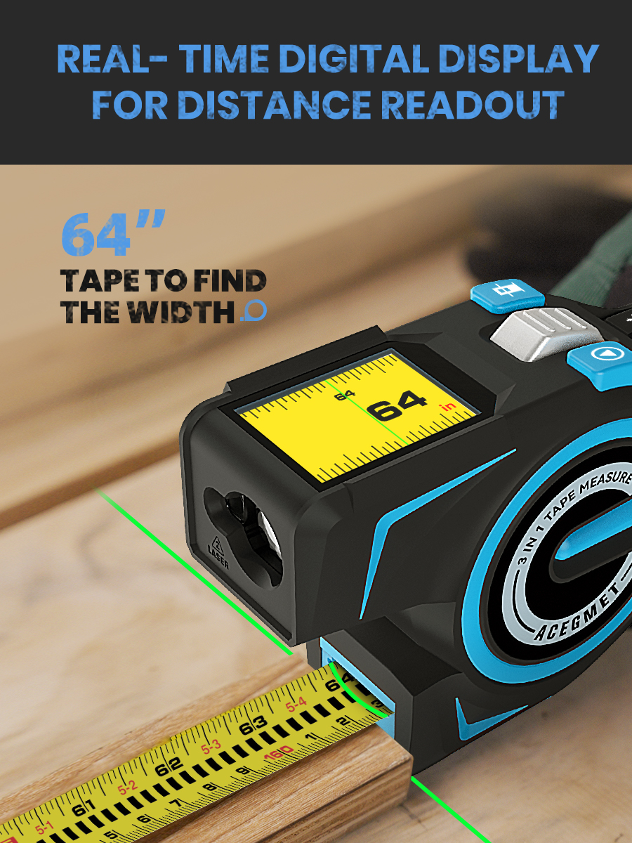 Laser Tape Measure 100M Profes - đánh giá và giá Industrial Laser Rangefinder