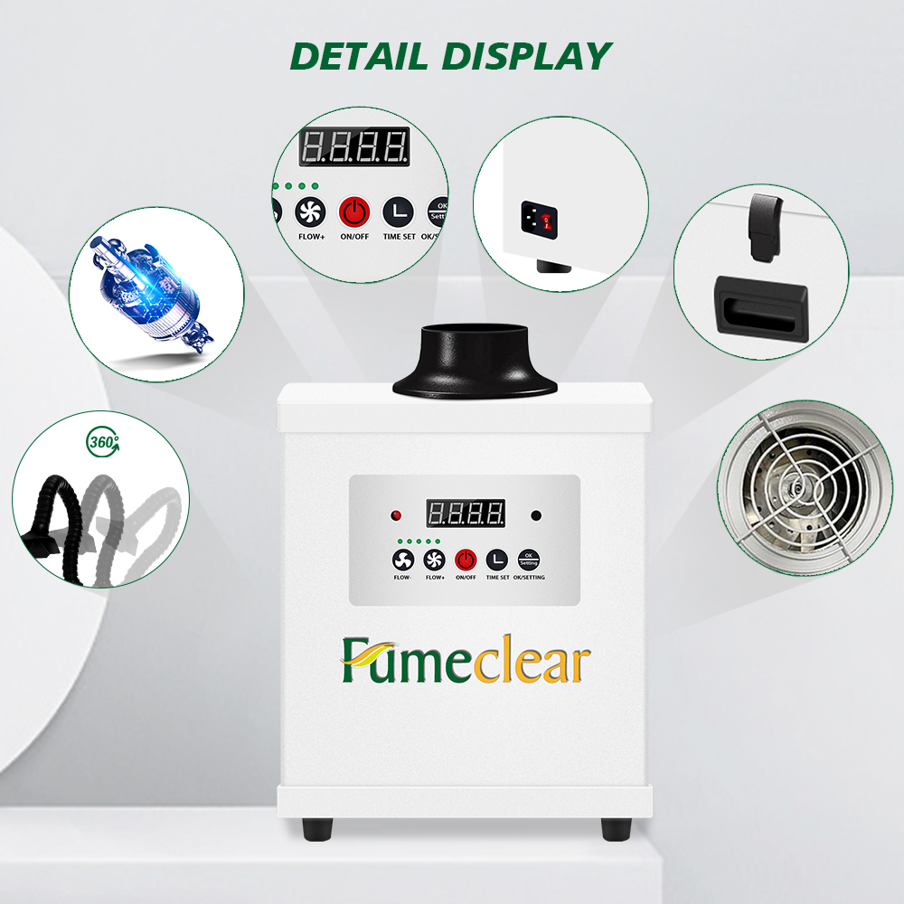 Fumeclear FC-150 Laser Welding - đánh giá và giá Fume Extractor Laser