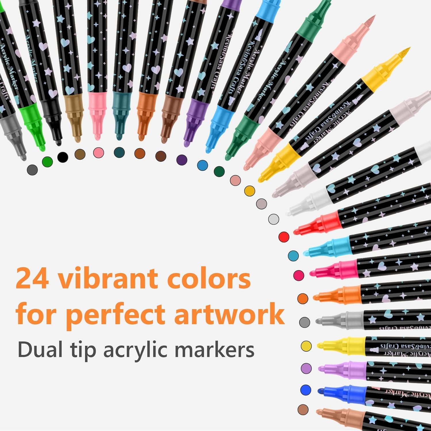 24 Colors Dual Tip Acrylic Pai - đánh giá và giá Industrial Laser Pen