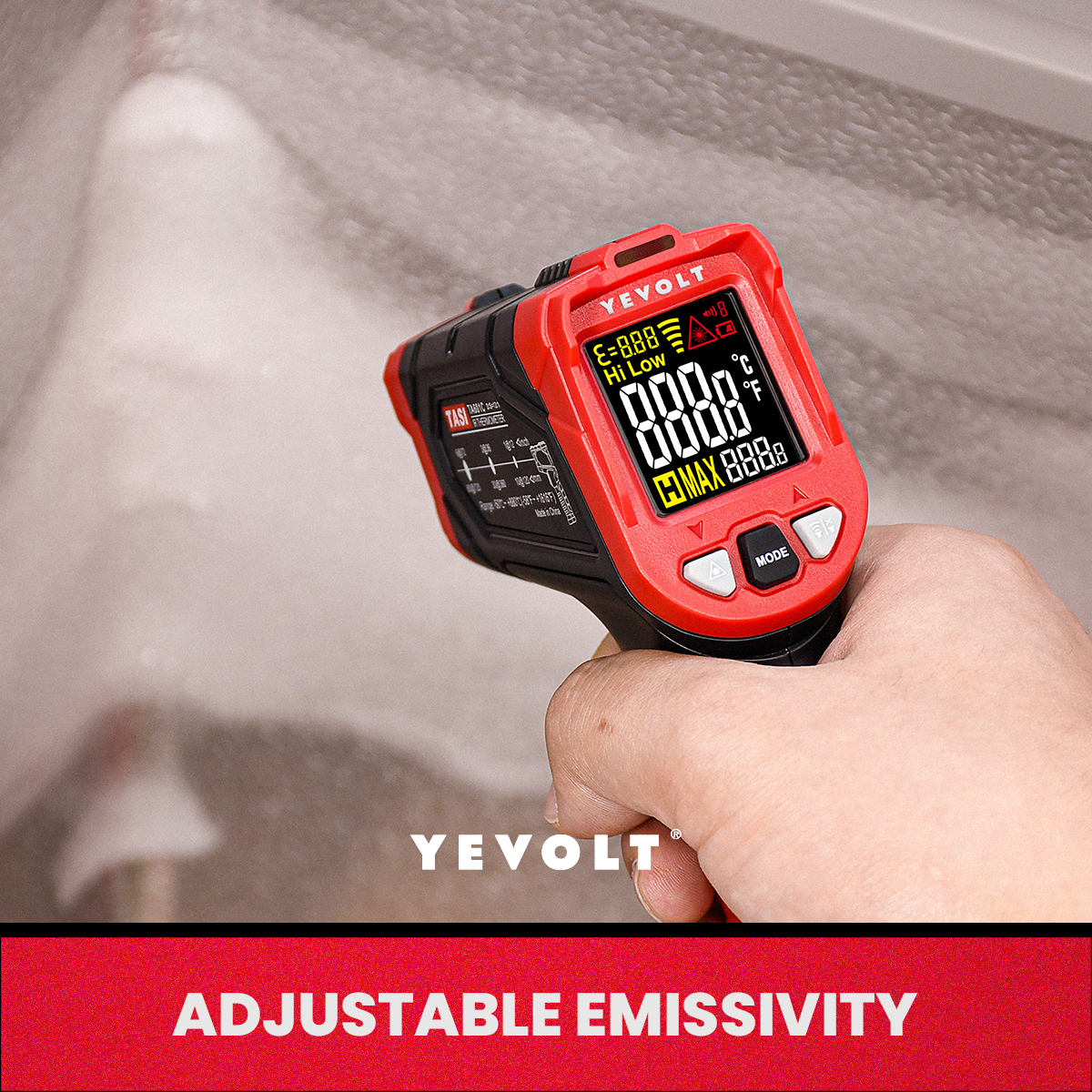 YEVOLT TA601 Series Digital In - đánh giá và giá Industrial Laser Temperature Sensor