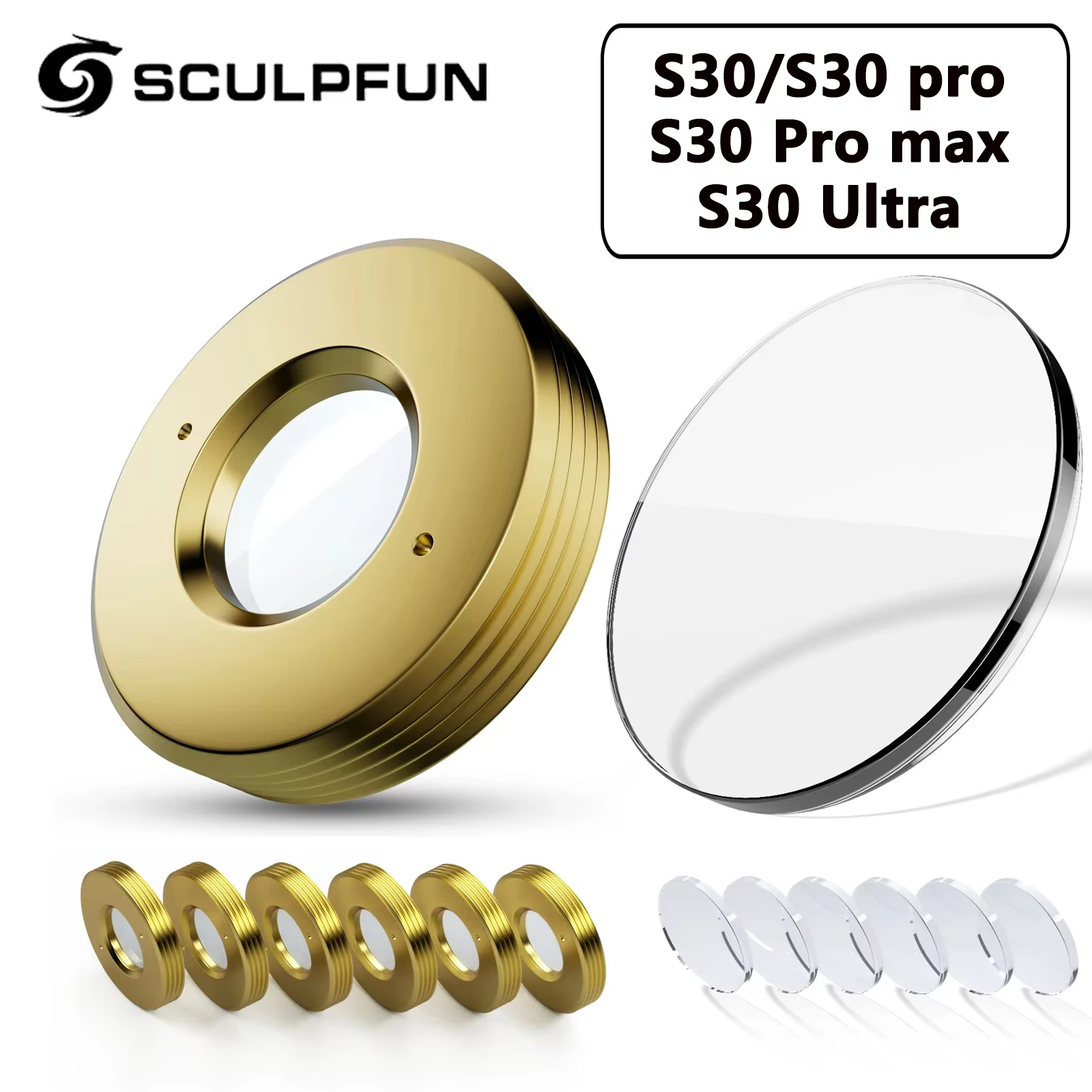 SCULPFUN 6pcs Laser Lens for S - đánh giá và giá Industrial Laser Engraver