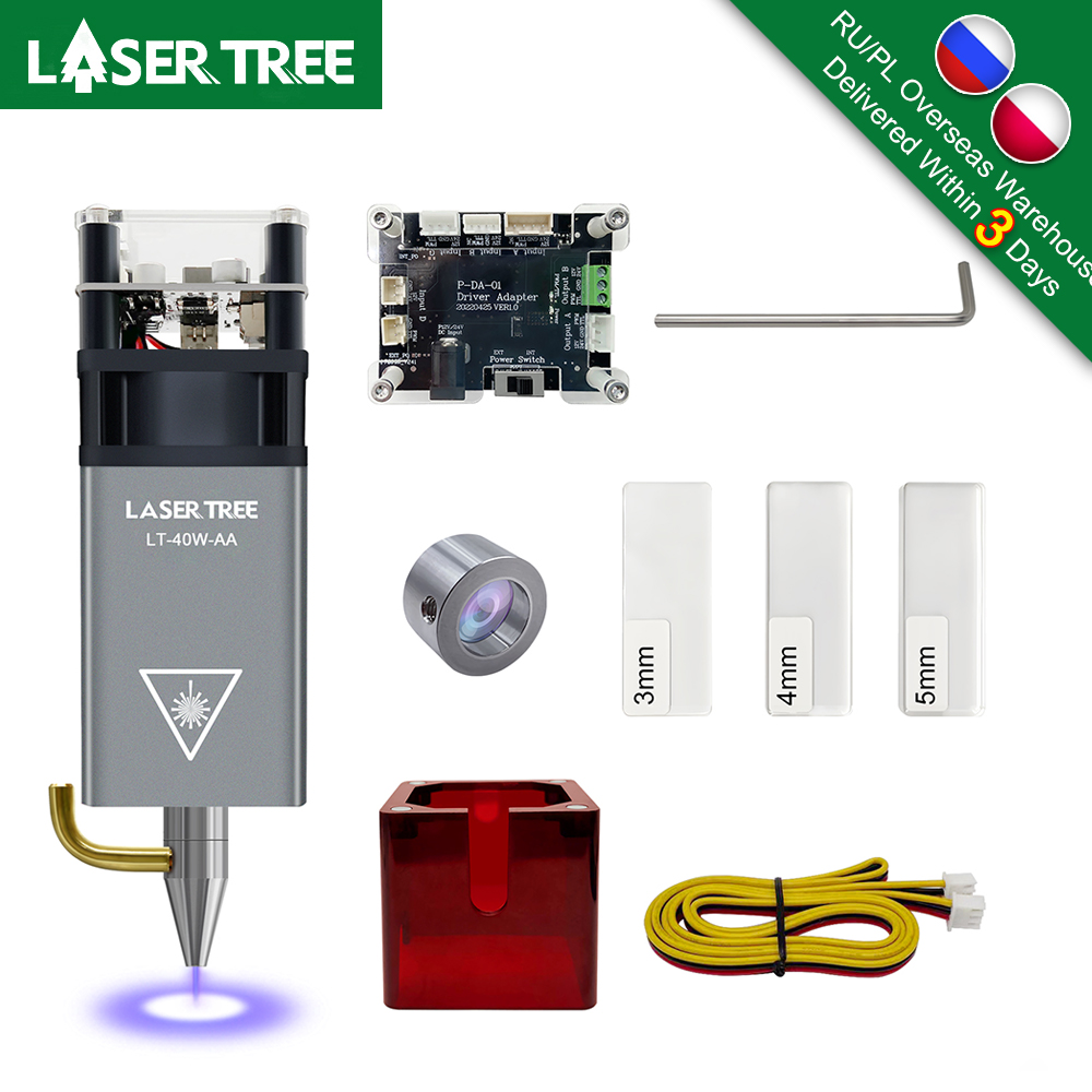 LASER TREE 20W 10W 5W Optical  - đánh giá và giá Air Assist Pump Laser