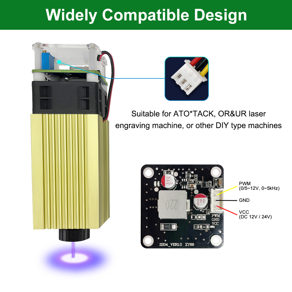 LASER TREE 4W 5W Laser Module  - đánh giá và giá Industrial Laser Pointer 24V