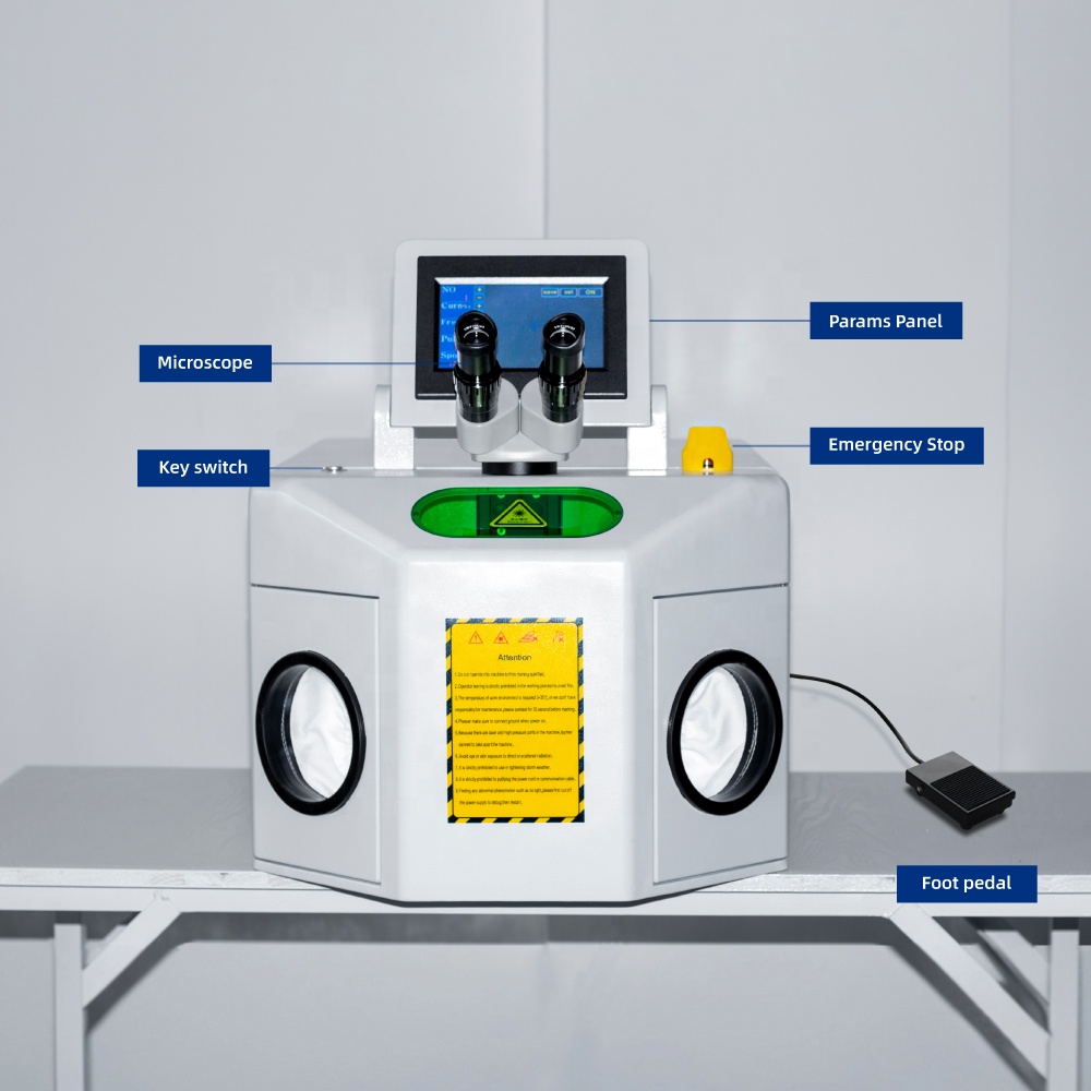 Jewelry Laser 200W Mini Deskto - đánh giá và giá Industrial Yag Laser