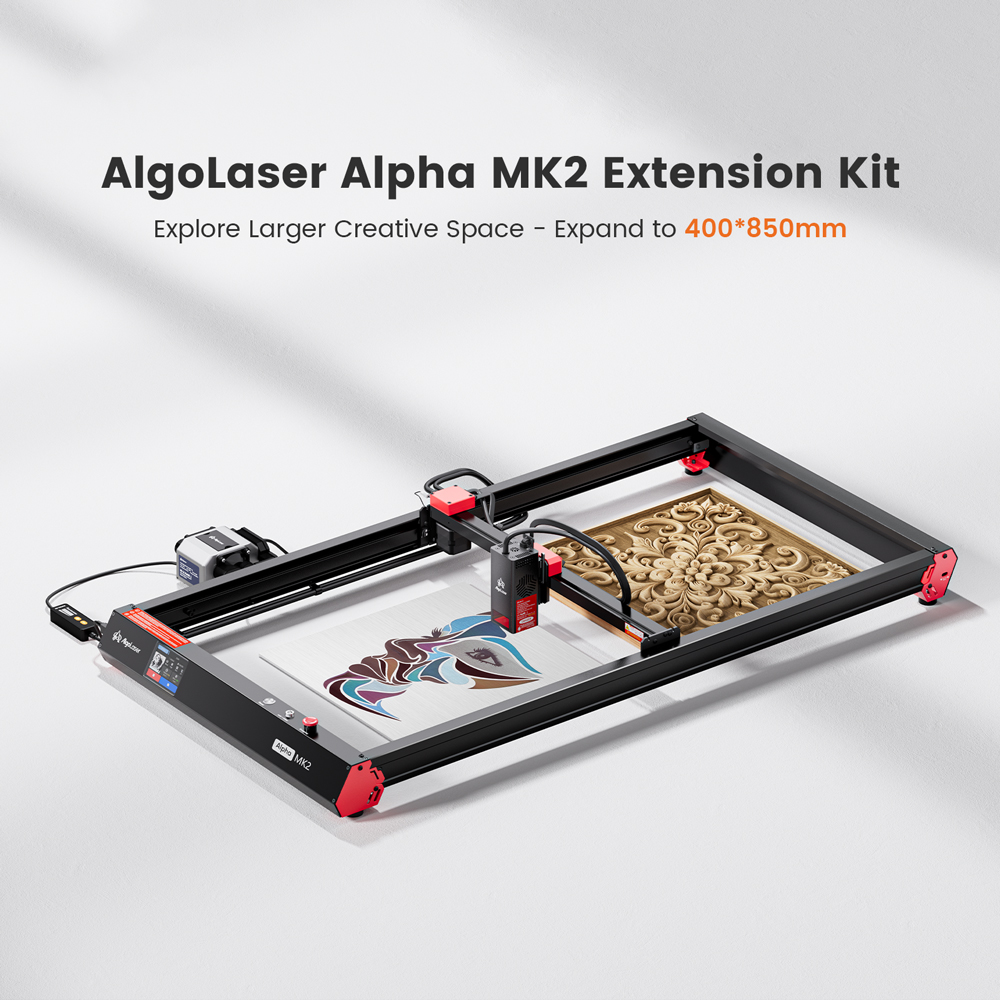 AlgoLaser Alpha MK2 20W Touch  - đánh giá và giá Industrial Laser Cutter