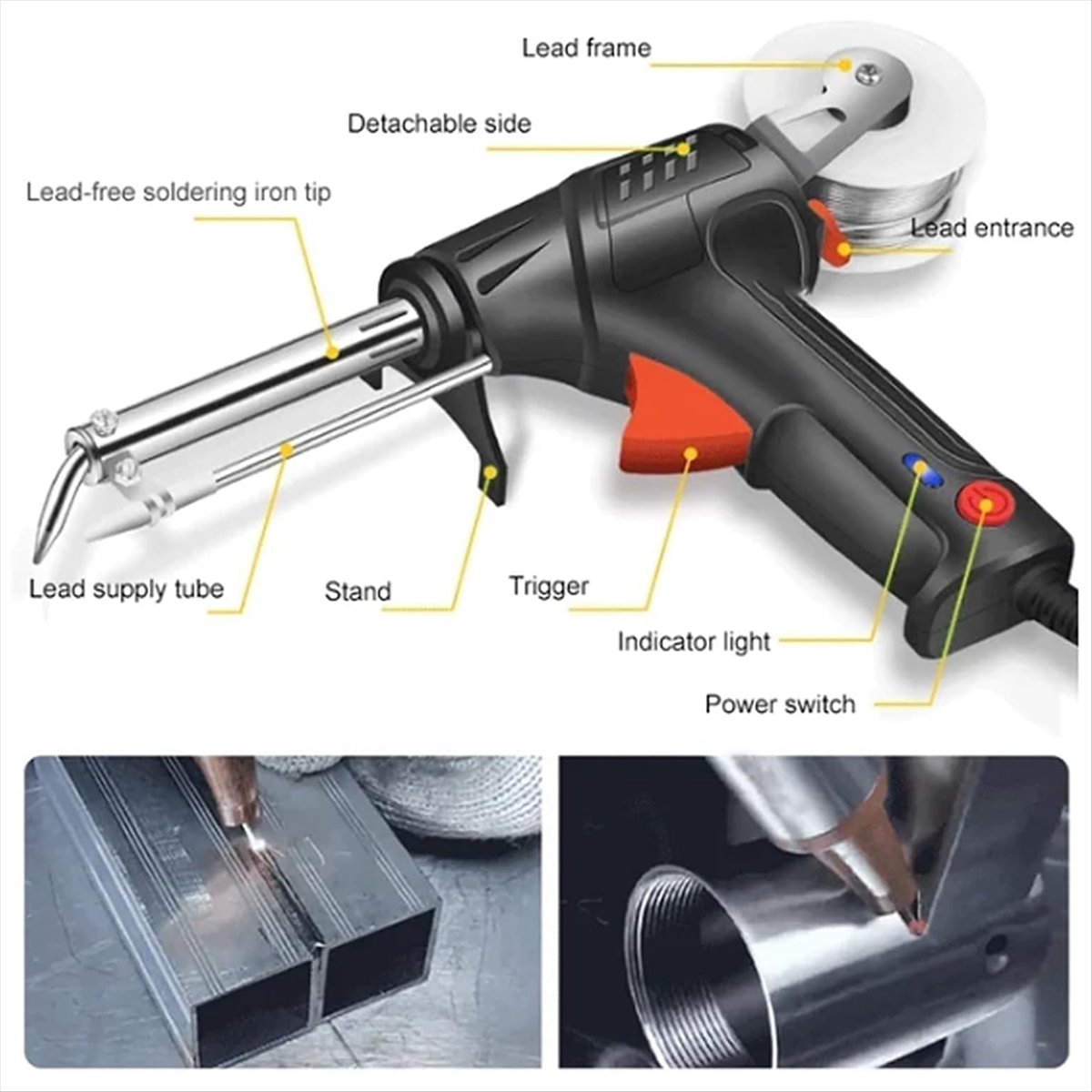 A69T Internally Heated Industr - đánh giá và giá Industrial Laser Welding Tool