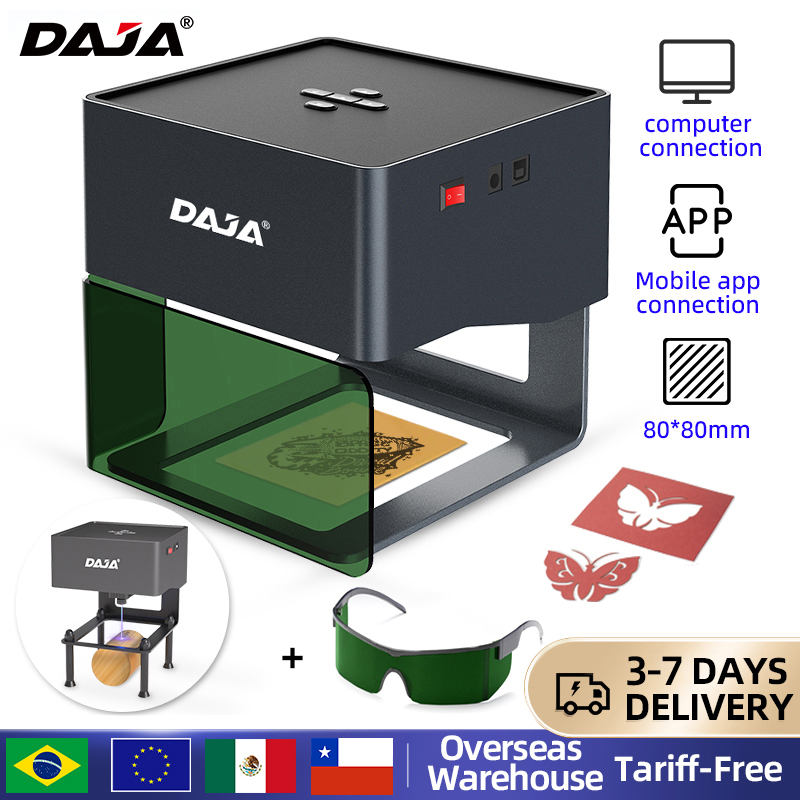 DAJA DJ6 Mini Portable Laser E - đánh giá và giá Industrial Laser Engraver