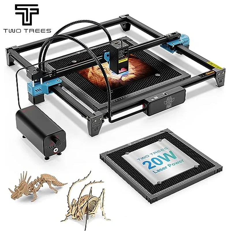 TWOTREES TTS-20 Pro 20W Metal  - đánh giá và giá Industrial Laser Etching Machine