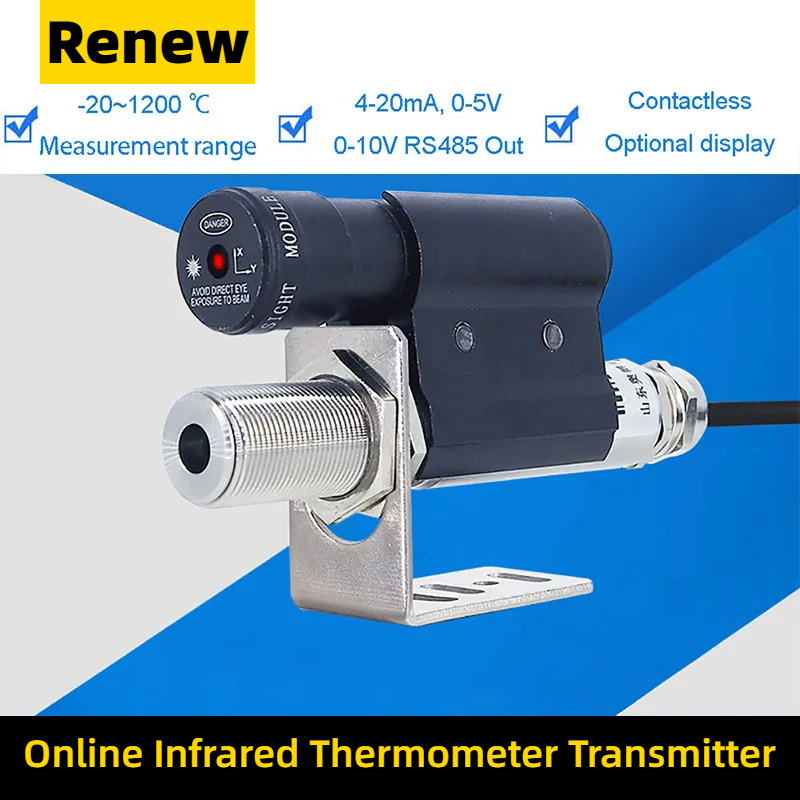 Infrared temperature probe ind - đánh giá và giá Industrial Laser Temperature Sensor
