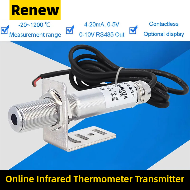 Infrared temperature probe ind - đánh giá và giá Industrial Laser Temperature Sensor