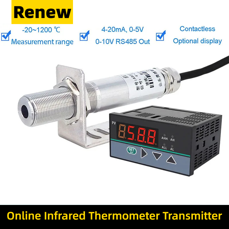 Infrared temperature probe ind - đánh giá và giá Industrial Laser Temperature Sensor