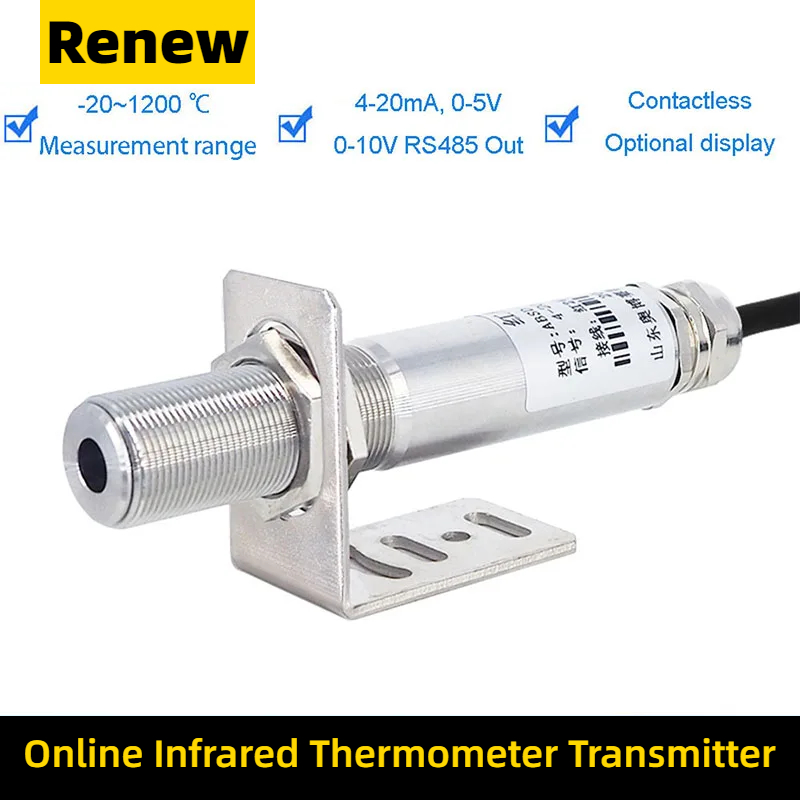 Infrared temperature probe ind - đánh giá và giá Industrial Laser Temperature Sensor